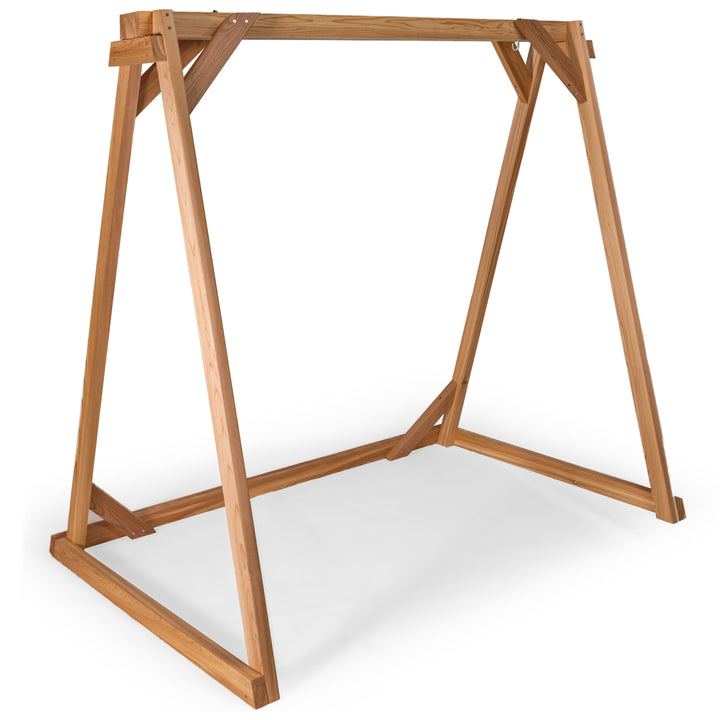 6-Ft A-Frame Cedar Garden Swing Stand