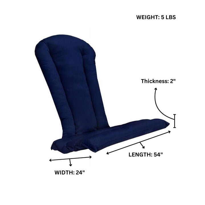 Adirondack Chair Blue Cushion CC21-B