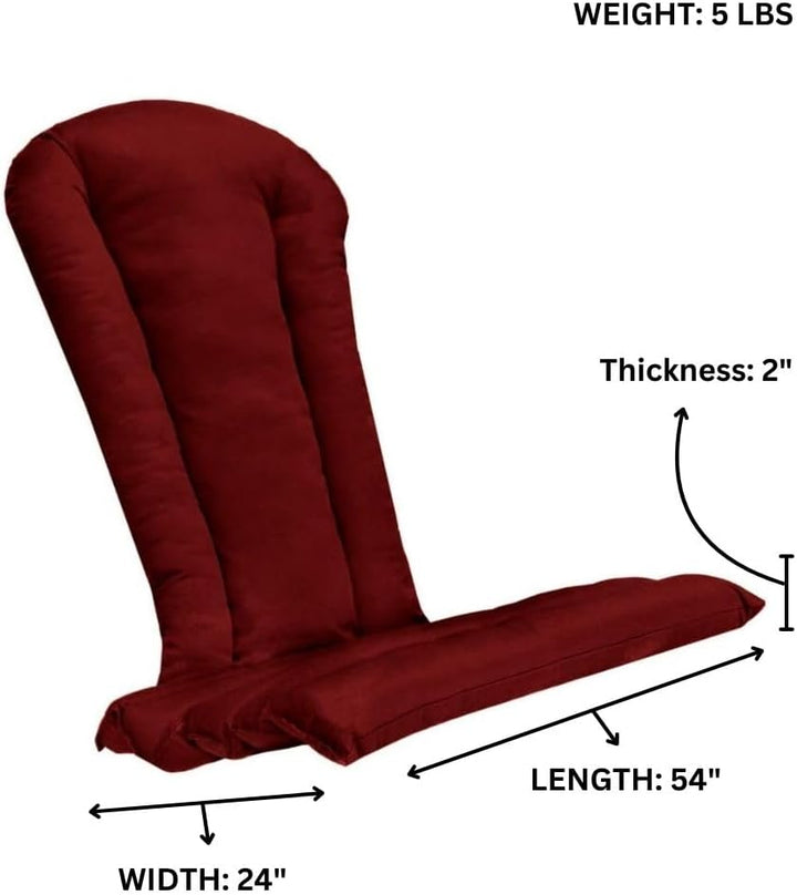 Adirondack Chair Red Cushion CC21-R