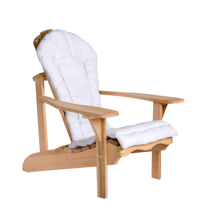 white adirondack chair cushion