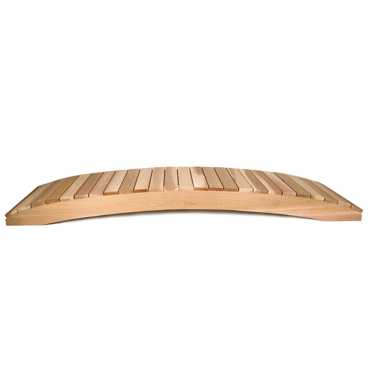 western red cedar wooden garden bridge outdoor
