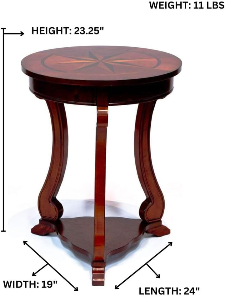 Round Pub Table HF027 Cherry Finish