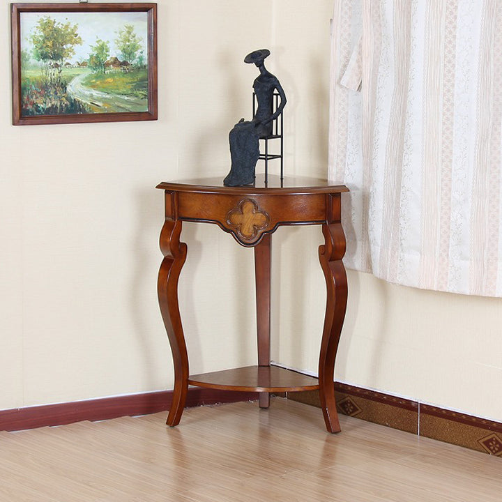 classic accent elegant corner table entryway