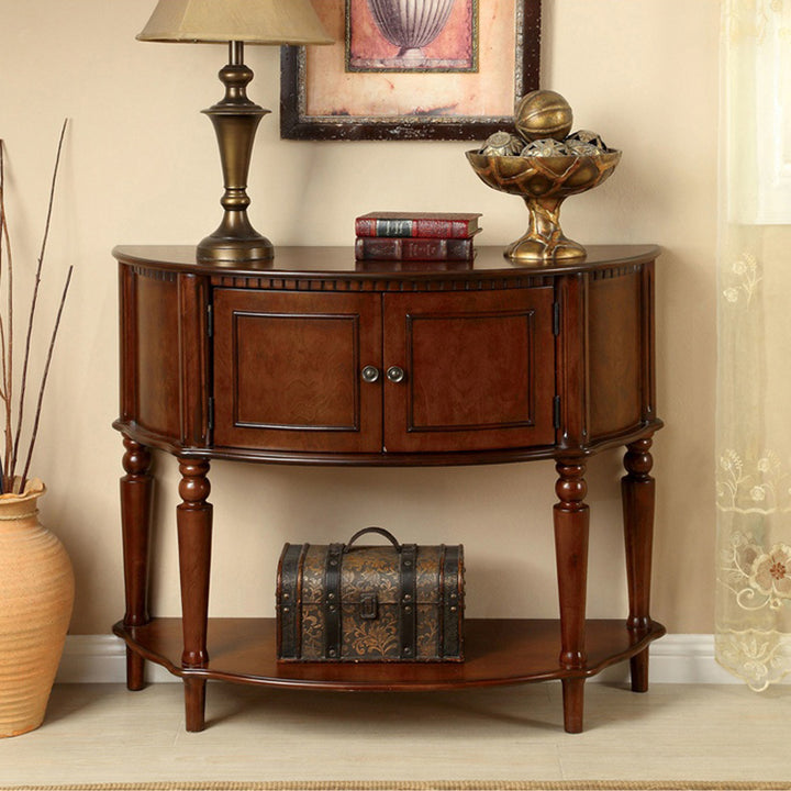 classic accent door display cabinet living room storage