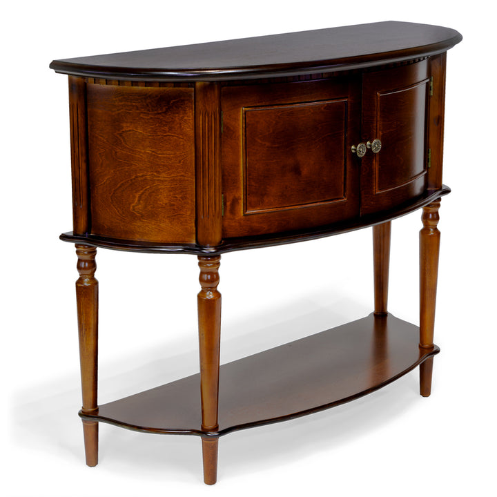 classic accent door display cabinet living room storage