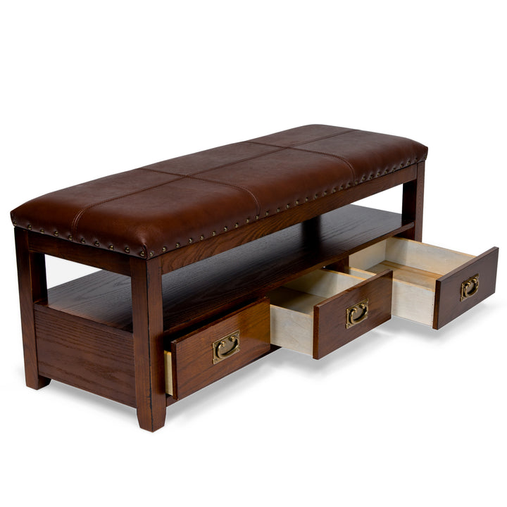 classaccent entryway seat storage bench