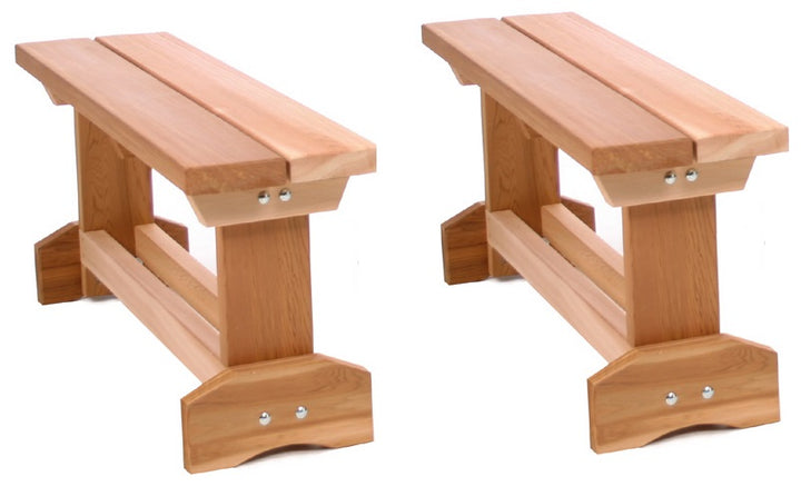 2-Piece Cedar Market Bench MB30-2