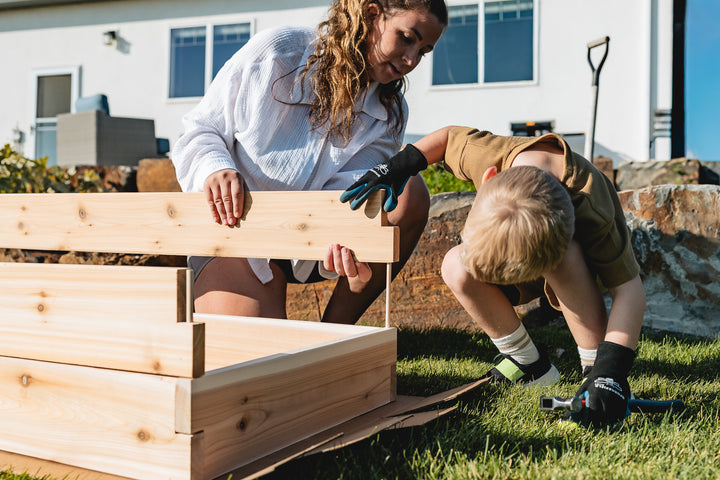 6x2 Ft Raised Garden Expandable Cedar Planter Box