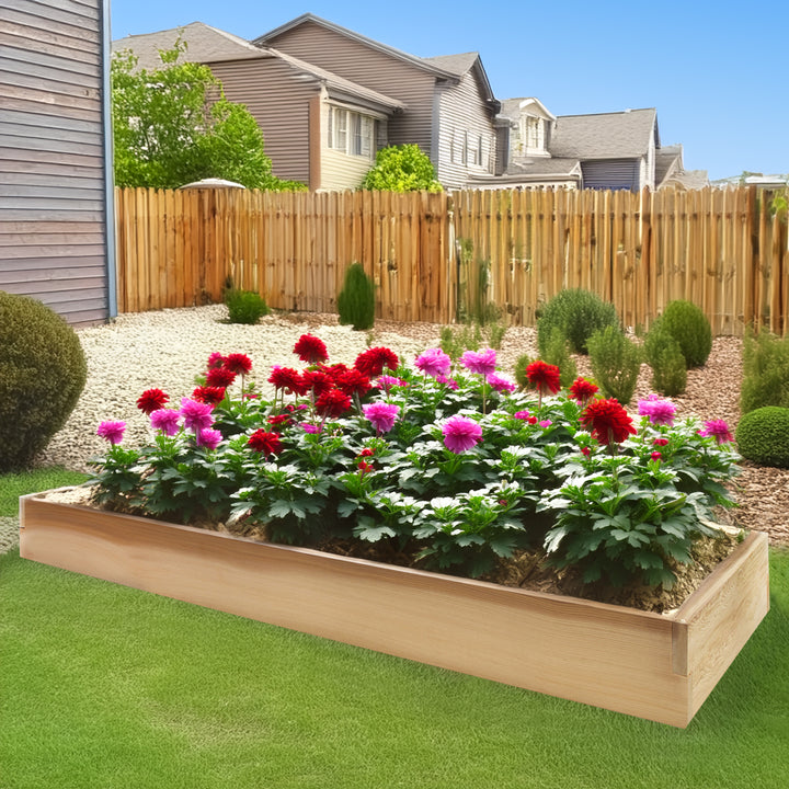 6-ft x 2-ft Raised Cedar Garden Box RG72