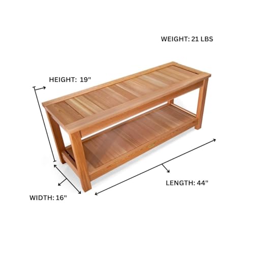 Cedar Sauna Bench