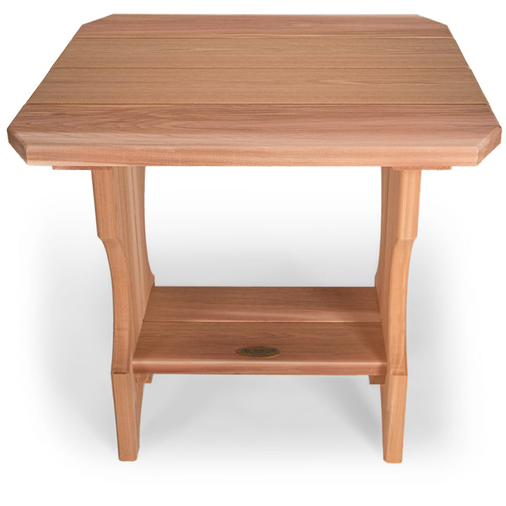 western red cedar adirondack magazine table