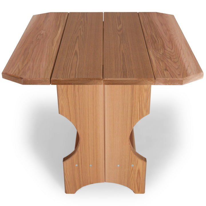 western red cedar adirondack magazine table
