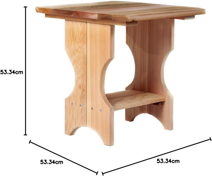 Adirondack Magazine Cedar Table ST24