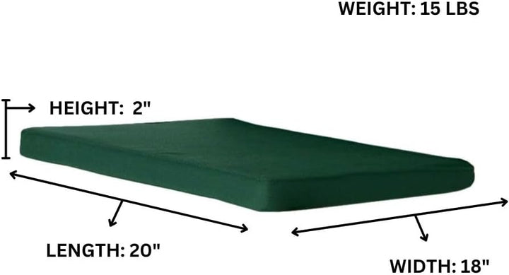 Dining Chair Green Cushions TC20-2-G