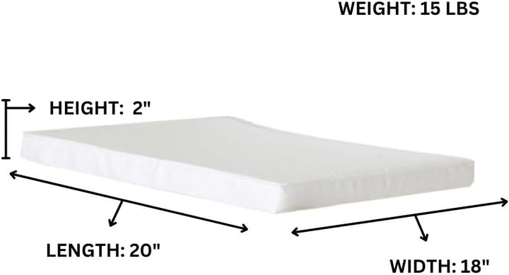 Dining Chair Cushions Royal White TC20-2-RW