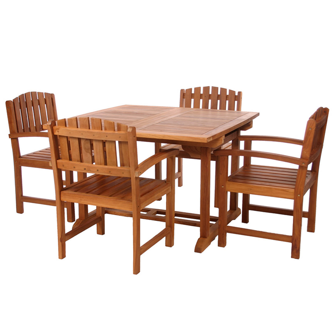 5-Piece Butterfly Extension Table Dining Chair Set TD72-20