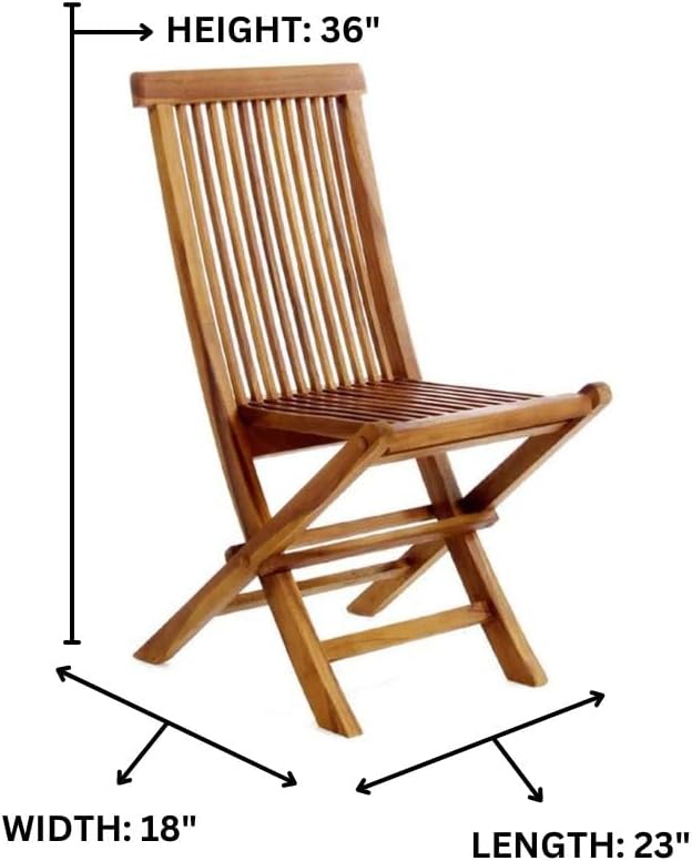 9-Piece Teak Extension Patio Table and Folding Dining Chairs Set - Red Cushions