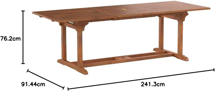 Teak Expandable Patio Table