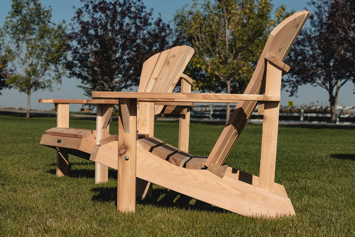 Athena Adirondack Cedar Patio Chair with Wide Arms Rest