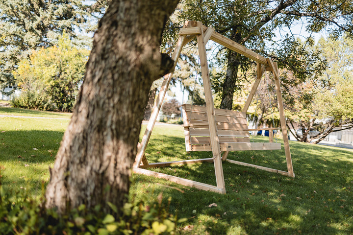 7.5-Ft  Cedar Garden A-Frame & Porch Swing Set