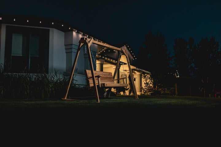 7.5-Ft  Cedar Garden A-Frame & Porch Swing Set