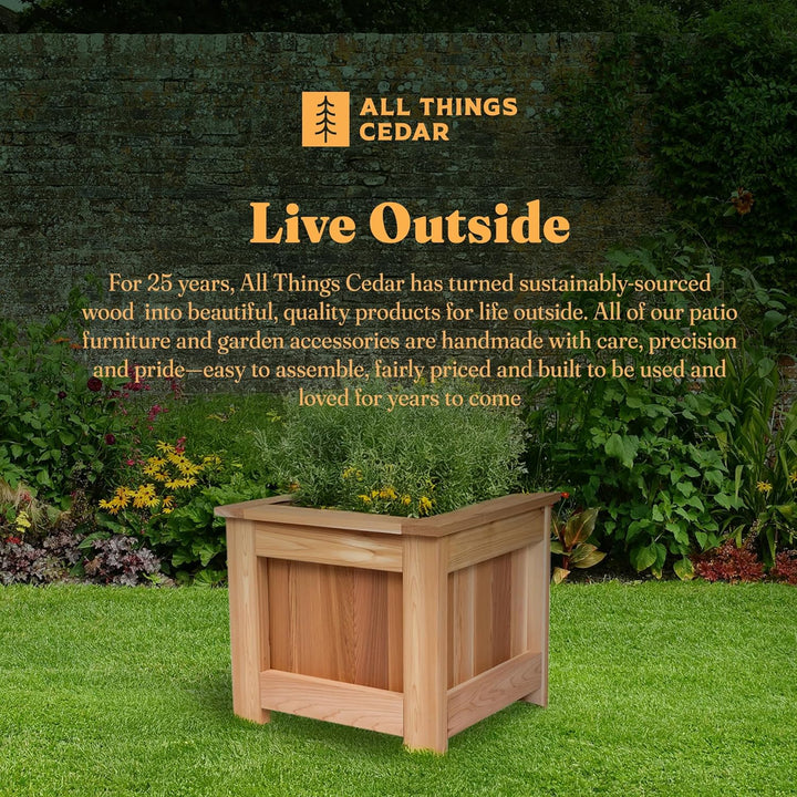 2-Ft Cedar Planter Box
