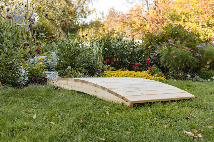4-Ft Cedar Garden Bridge