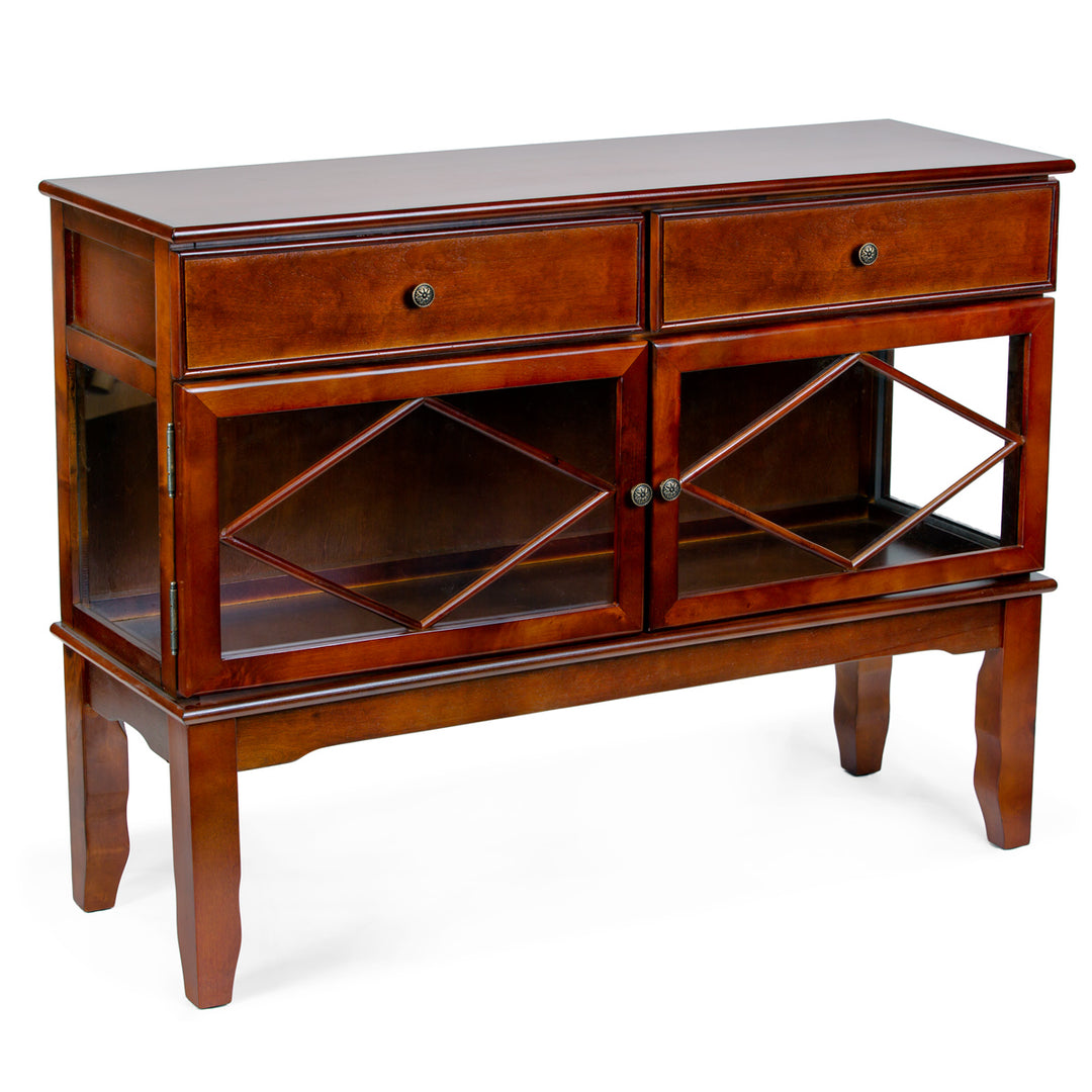 classic accent elegant dining buffet table cabinet drawer