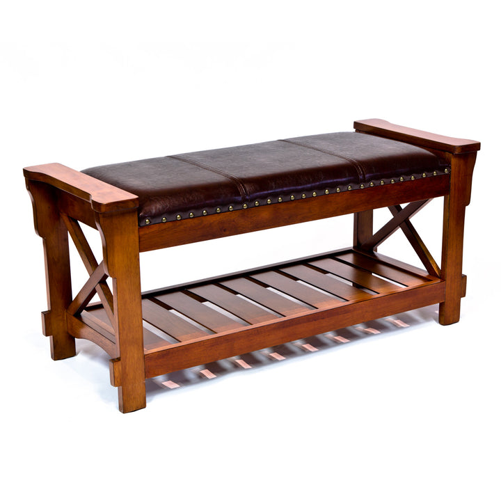 classic accent elegant entryway bench storage rack