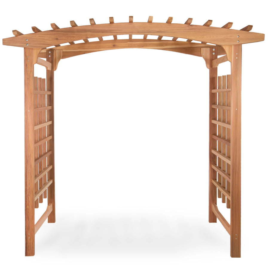 wooden garden arbor trellis climbing plants outdoor