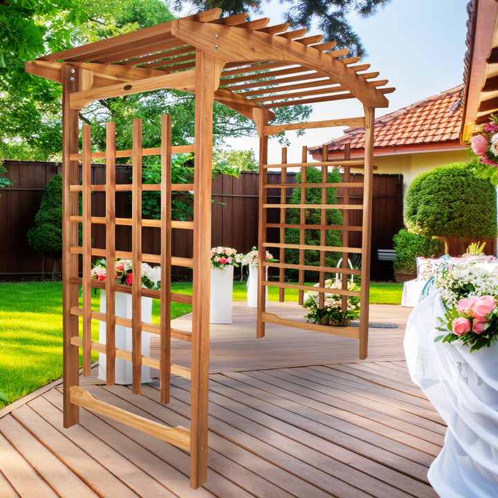 8-Ft Cedar Garden Arbor