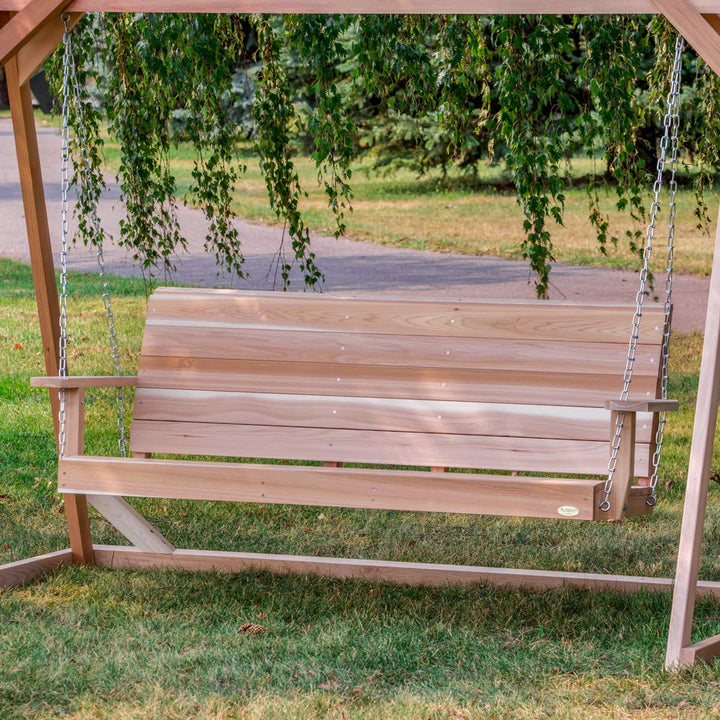 5-Ft Cedar Porch Swing – All Things Cedar - Main Image