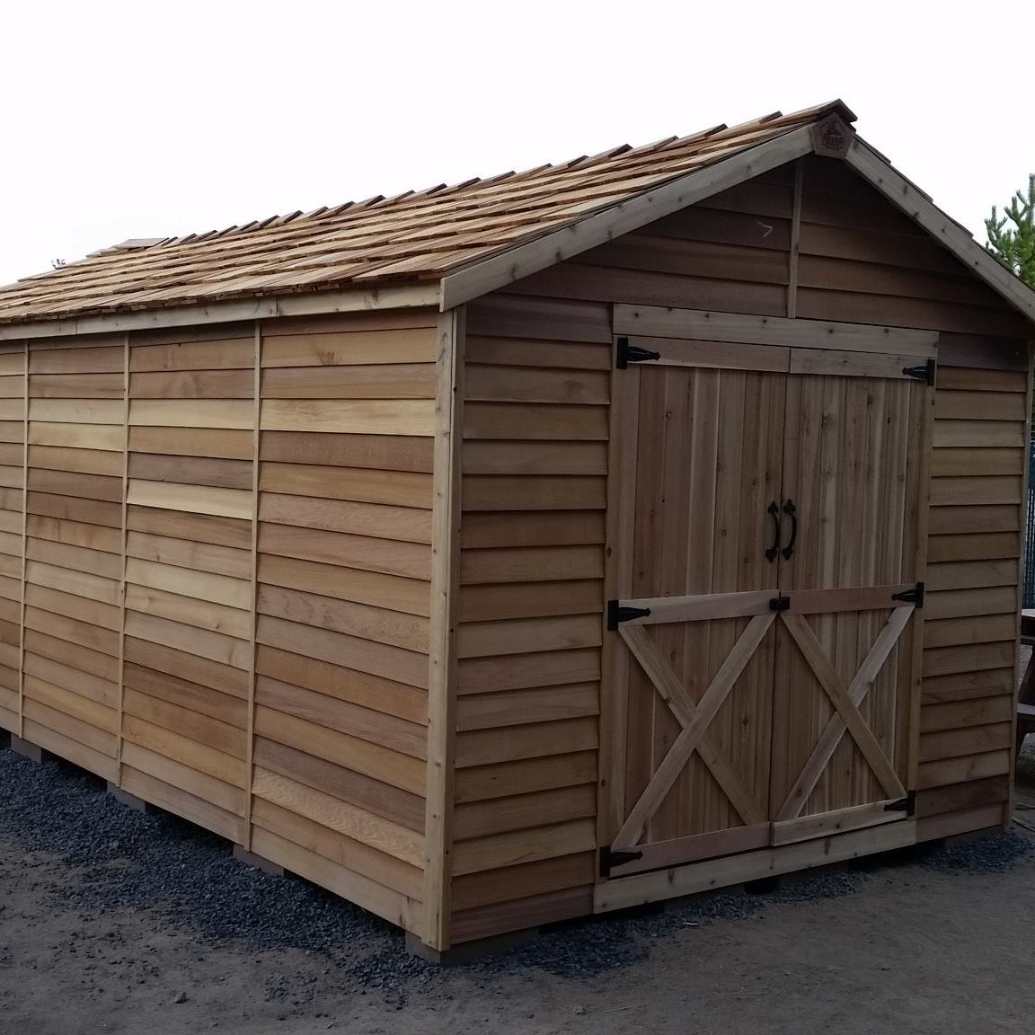 Large Cedar Storage Shed Kits for Sale | Homestead Rancher - All