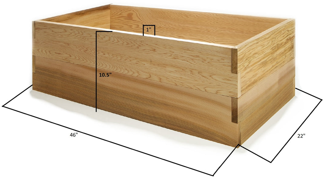 4-ft x 2-ft Raised Cedar Garden Box RG48