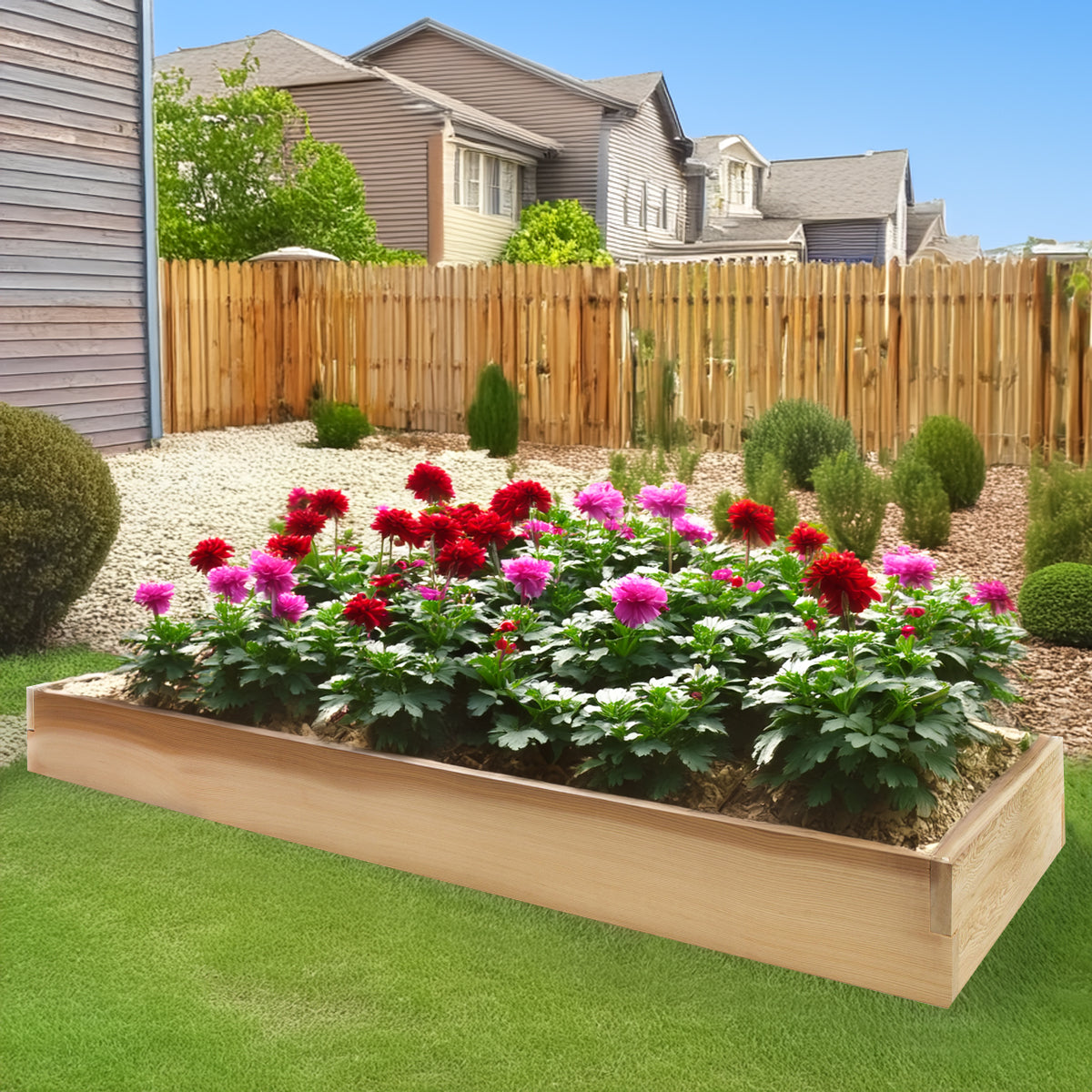 6-ft x 2-ft Raised Cedar Garden Box RG72 – All Things Cedar