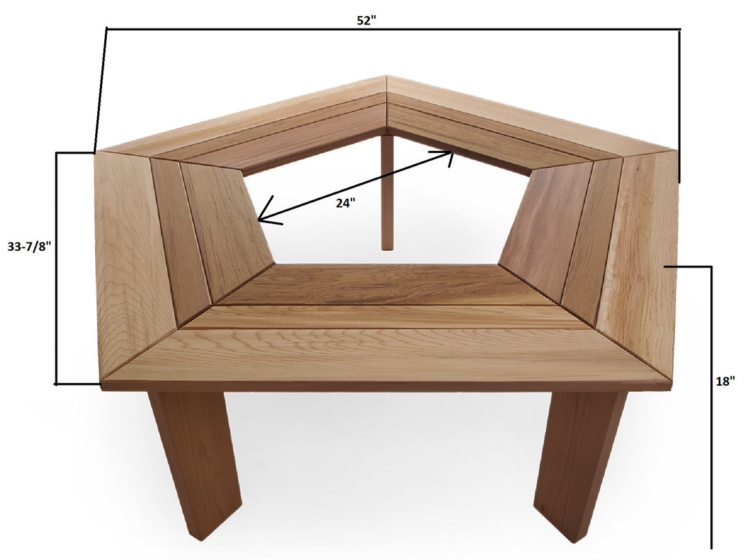 Wrap Around Tree Cedar Bench TB50