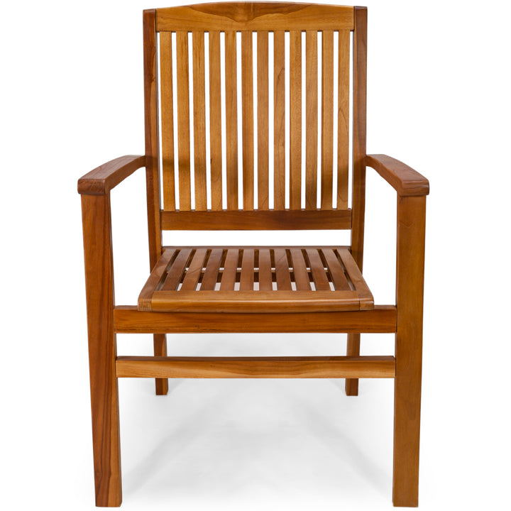 teak folding arm chair