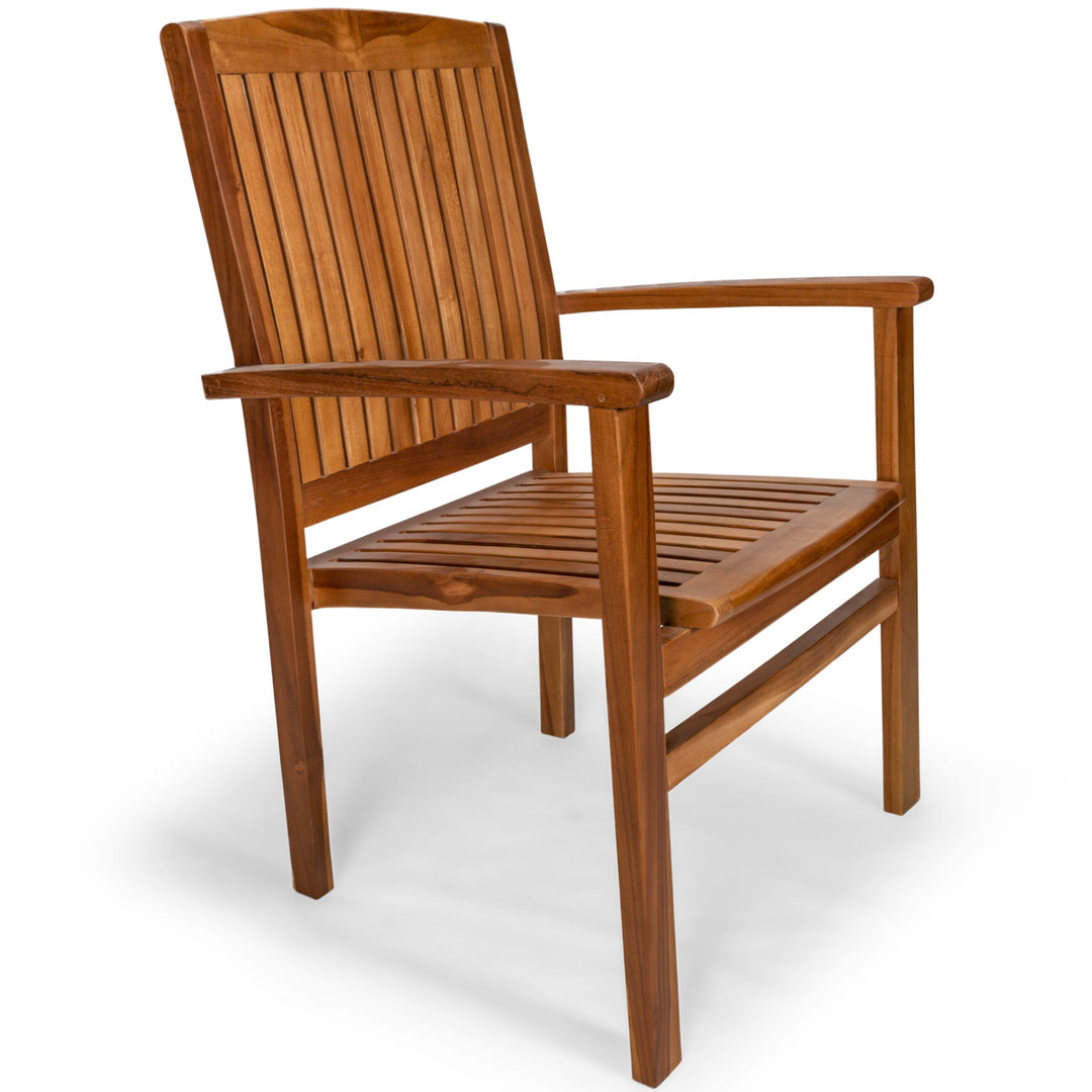 teak wooden arm chair