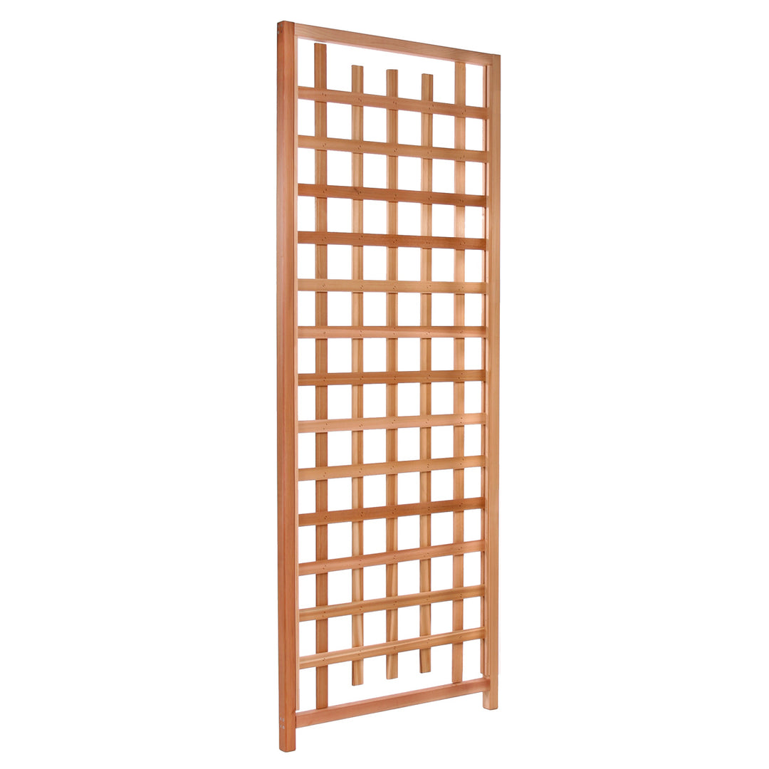 All Things Cedar TS33 Cedar Trellis Panel - Outdoor Garden Fence, Climbing Plants Support (33x2x84)